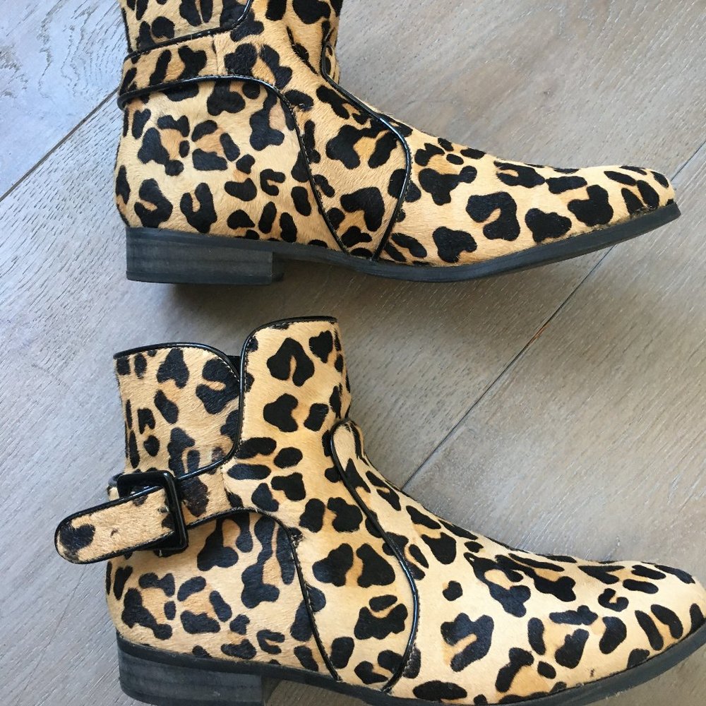 Genuine calf leather boots